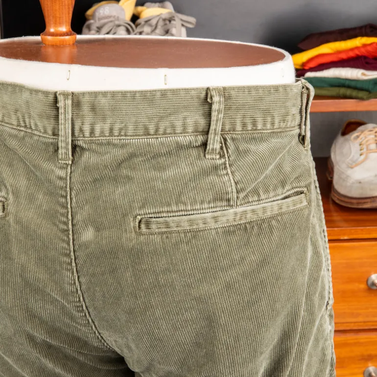 Remi Relief Corduroy Shorts Sulfur Dye Khaki