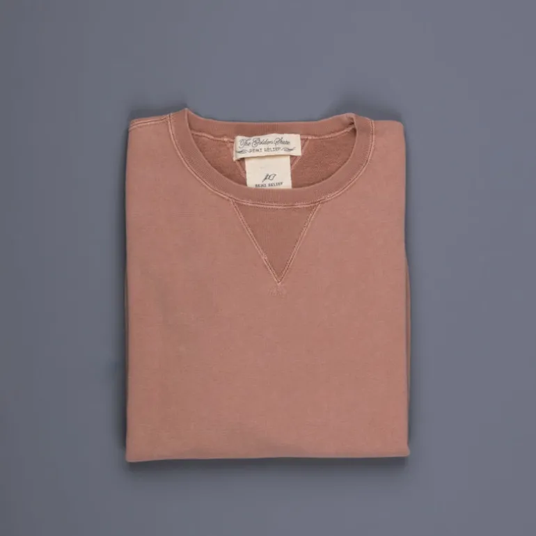 Remi Relief Special Finish Crew Neck Sweatshirt Salmon