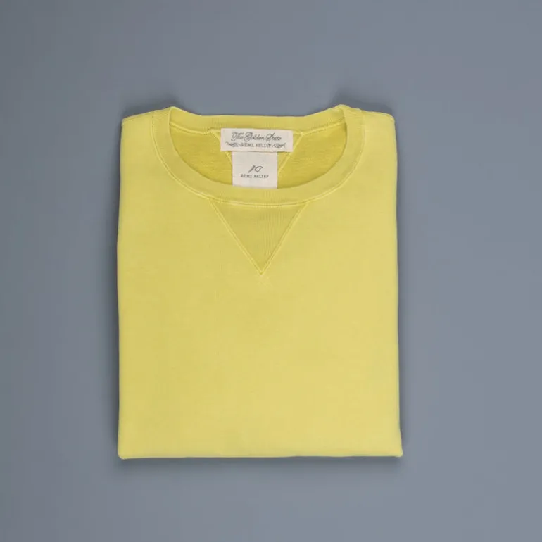 Remi Relief Special Finish Fleece Crew neck sweater yellow