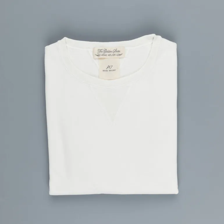 Remi Relief Special Finish Fleece Sweater Off White