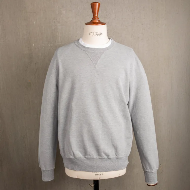 Remi Relief Special Finish Sweat Crew Neck Heather Grey