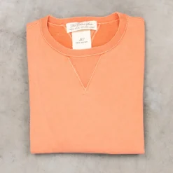 Remi Relief Special Finish Sweat Crew Neck Faded Orange
