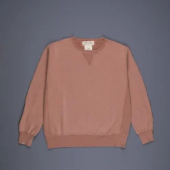 Remi Relief Special Finish Crew Neck Sweatshirt Salmon