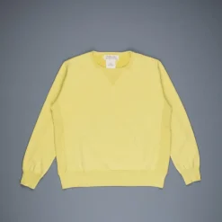 Remi Relief Special Finish Fleece Crew neck sweater yellow