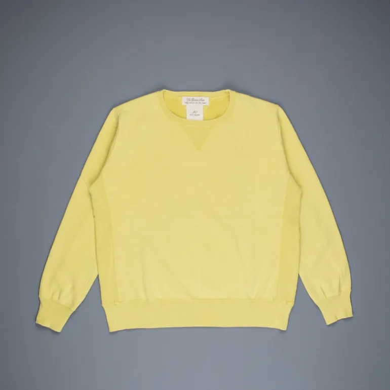 Remi Relief Special Finish Fleece Crew neck sweater yellow