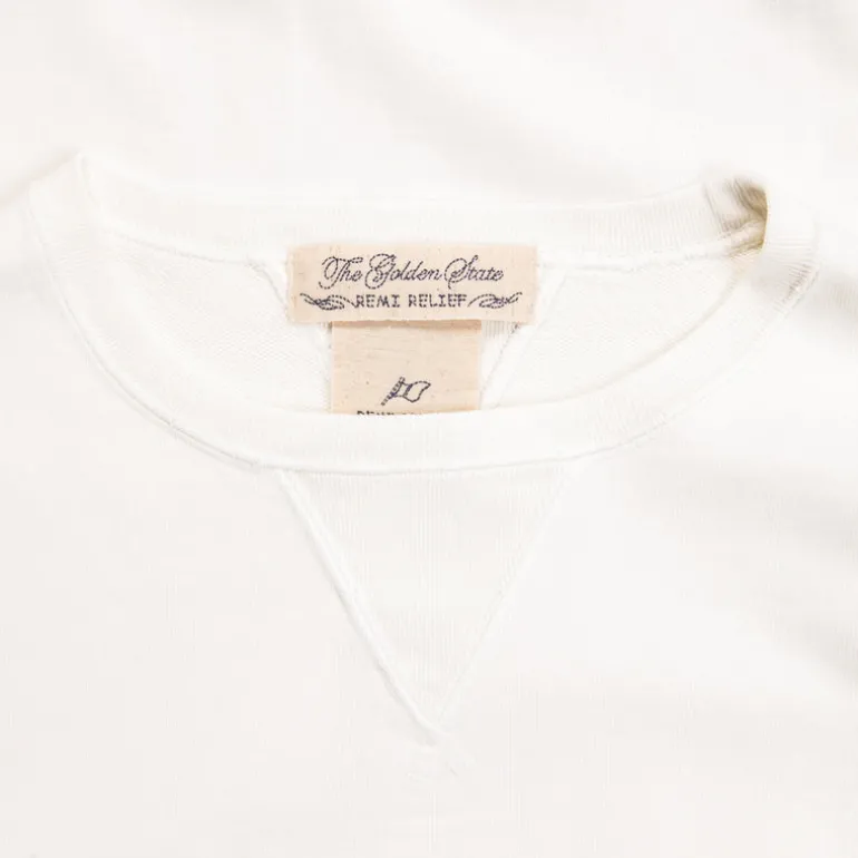 Remi Relief Special Finish Sweat Crew Neck Off-White