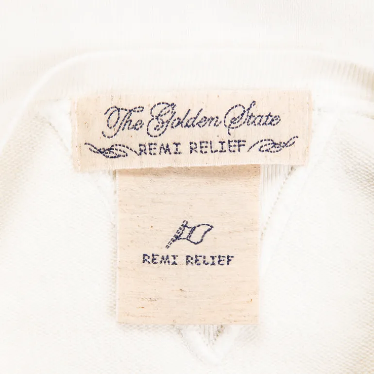 Remi Relief Special Finish Sweat Crew Neck Off-White