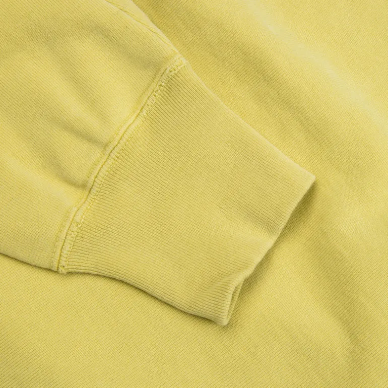 Remi Relief Special Finish Fleece Crew neck sweater yellow