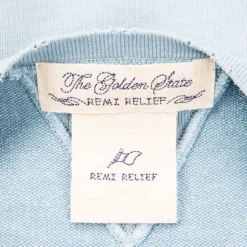 Remi Relief Special Finish Sweat Crew Neck Faded Sax Exclusive