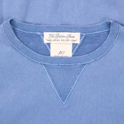 Remi Relief Special Finish Sweat Crew Neck Faded Blue Exclusive