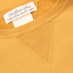 Remi Relief Special Finish Sweat Crew Neck Golden Brown