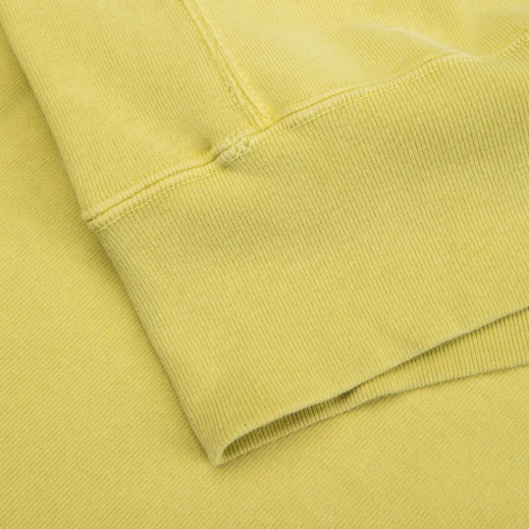 Remi Relief Special Finish Fleece Crew neck sweater yellow