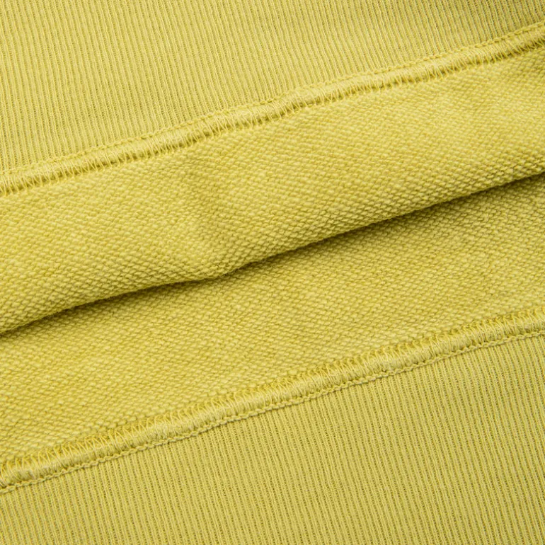 Remi Relief Special Finish Fleece Crew neck sweater yellow