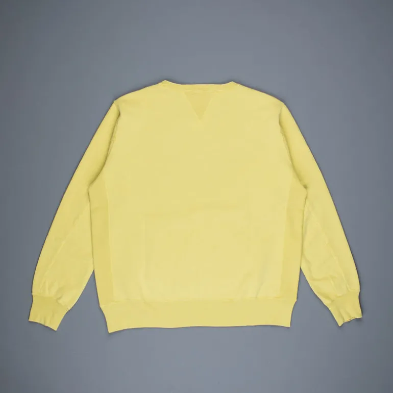 Remi Relief Special Finish Fleece Crew neck sweater yellow