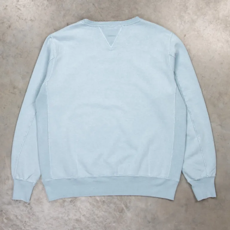 Remi Relief Special Finish Sweat Crew Neck Faded Sax Exclusive