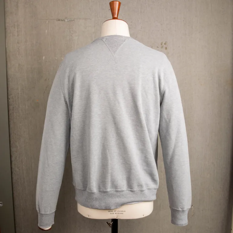 Remi Relief Special Finish Sweat Crew Neck Heather Grey