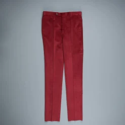 Rota Pantaloni High Rise Regular Fit 14-Wale Corduroy Cardinale