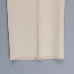 Rota Pantaloni High Rise Regular Fit Cotton Beige Medio