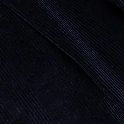 Rota Pantaloni High Rise Regular Fit 8-Wale Corduroy Blu Notte