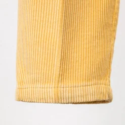 Rota Pantaloni High Rise Regular Fit 8-Wale Corduroy Giallo Toscano
