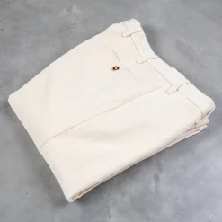 Rota Sport Medium Rise Slim Fit Corduroy Bianco Garza