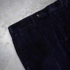 Rota Sport Medium Rise Slim Fit Corduroy Blu Notte