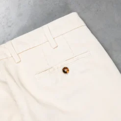 Rota Sport Medium Rise Slim Fit Corduroy Bianco Garza