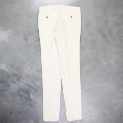Rota Sport Medium Rise Slim Fit Corduroy Bianco Garza