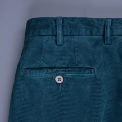 Rota Sport Washed 16-Wale Corduroy Petrol Green