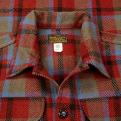 RRL Ace Cruiser Unlined Shirt Jacket Maroon