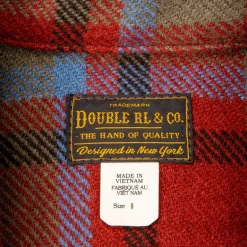 RRL Ace Cruiser Unlined Shirt Jacket Maroon