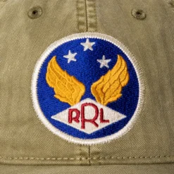 RRL Ball Cap Hat Brewster Green