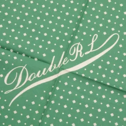 RRL Bolton Cotton Bandana Faded Green Cream