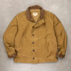 RRL Bower Deck Jacket Cotton Jungle Cloth Khaki Drab