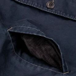 RRL Bower Deck Jacket Cotton Jungle Cloth Dark Navy