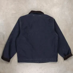 RRL Bower Deck Jacket Cotton Jungle Cloth Dark Navy