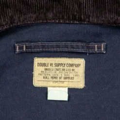 RRL Bower Deck Jacket Cotton Jungle Cloth Dark Navy
