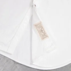RRL Buffalo Western Shirt Heavy Poplin White