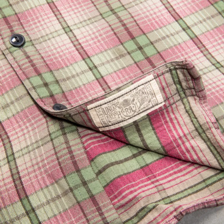 RRL Butte Sport Shirt RL-597 Sage Pink