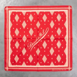 RRL Deco Cotton Bandana Turkey Red Cream