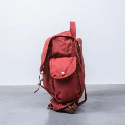 RRL Falcon Backpack Oil Cloth Red - Brown