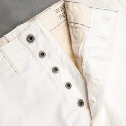 RRL Field Chino Herringbone Twill White