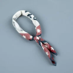 RRL Harris Bandana red cream blue