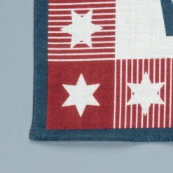 RRL Harris Bandana red cream blue