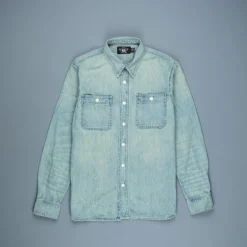 RRL Hercules longsleeve sport shirt Denim medium wash