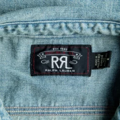RRL Hercules longsleeve sport shirt Denim medium wash