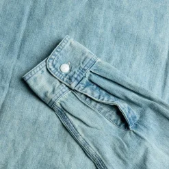 RRL Hercules longsleeve sport shirt Denim medium wash