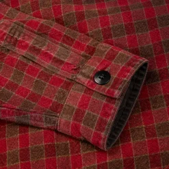 RRL Highway Longsleeve Sport Shirt Red Black
