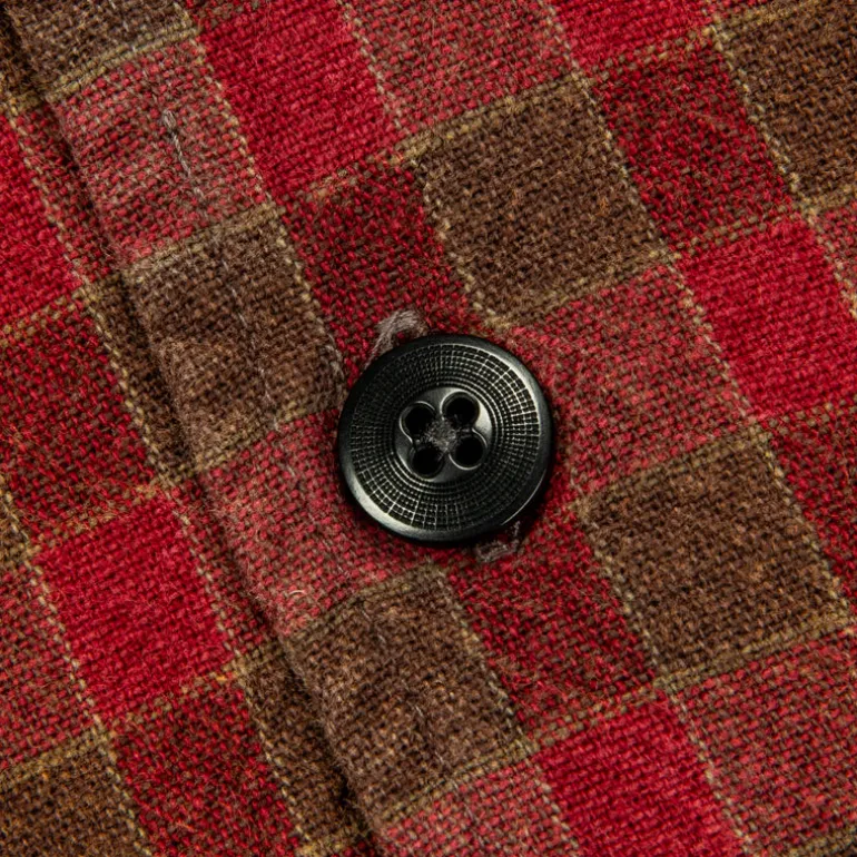 RRL Highway Longsleeve Sport Shirt Red Black