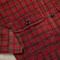 RRL Highway Longsleeve Sport Shirt Red Black